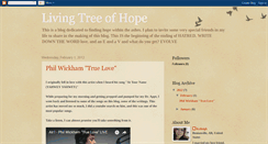 Desktop Screenshot of livingtreeofhope.blogspot.com