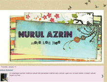 Tablet Screenshot of nurulazrin.blogspot.com