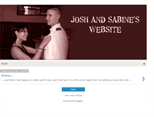 Tablet Screenshot of joshsabine.blogspot.com