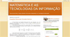 Desktop Screenshot of matematicadainformacao.blogspot.com