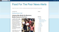 Desktop Screenshot of foodforthepoorappeals.blogspot.com