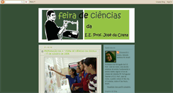 Desktop Screenshot of feira-deciencias.blogspot.com