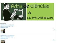 Tablet Screenshot of feira-deciencias.blogspot.com