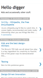 Mobile Screenshot of hellodigger.blogspot.com