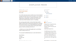 Desktop Screenshot of displacedpress.blogspot.com