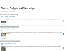 Tablet Screenshot of gizmos-gadgets-webdesign.blogspot.com