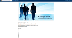 Desktop Screenshot of concipio2008.blogspot.com