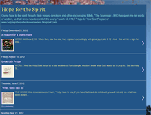 Tablet Screenshot of hopeforthespirit.blogspot.com