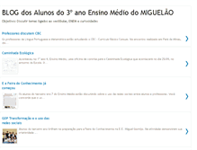 Tablet Screenshot of 3anomiguelao.blogspot.com