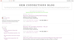 Desktop Screenshot of oemconnections.blogspot.com