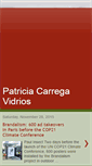 Mobile Screenshot of patriciacarregavidrios.blogspot.com