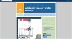 Desktop Screenshot of caledoniantransportphotos-railways.blogspot.com