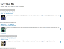 Tablet Screenshot of fortyfive45s.blogspot.com