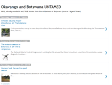 Tablet Screenshot of africa-untamed.blogspot.com