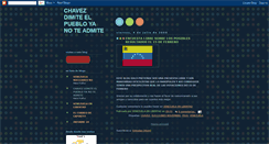 Desktop Screenshot of chavezdimiteelpuebloyanoteadmite.blogspot.com