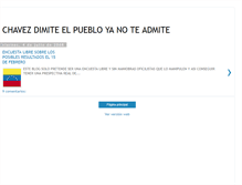 Tablet Screenshot of chavezdimiteelpuebloyanoteadmite.blogspot.com