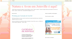 Desktop Screenshot of natura-e-avon-em-joinville.blogspot.com