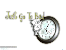Tablet Screenshot of justgotobed.blogspot.com