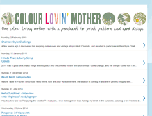 Tablet Screenshot of colourlovingmother.blogspot.com