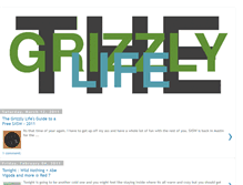 Tablet Screenshot of grizzlylife.blogspot.com