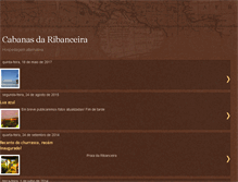 Tablet Screenshot of cabanasdaribanceira.blogspot.com