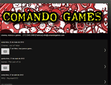 Tablet Screenshot of comando-games.blogspot.com