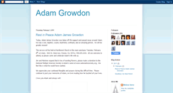 Desktop Screenshot of adamgrowdon.blogspot.com