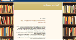 Desktop Screenshot of networks-info.blogspot.com