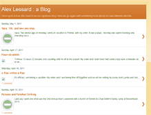 Tablet Screenshot of alexlessard.blogspot.com