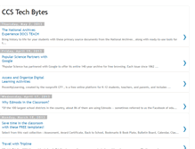 Tablet Screenshot of ccstechtraining.blogspot.com