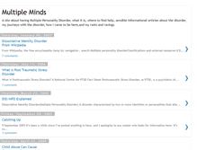 Tablet Screenshot of multipleminds.blogspot.com