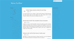 Desktop Screenshot of newsfurther.blogspot.com