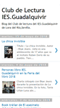 Mobile Screenshot of clublecturaguadalquivir.blogspot.com