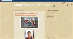 Desktop Screenshot of municipiocontramaestre.blogspot.com