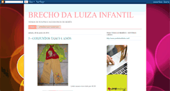 Desktop Screenshot of brechodaluiza.blogspot.com