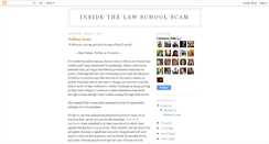 Desktop Screenshot of insidethelawschoolscam.blogspot.com