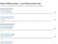 Tablet Screenshot of policeentranceexam.blogspot.com