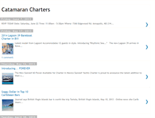 Tablet Screenshot of catamarancharters.blogspot.com