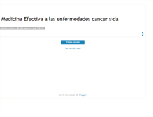 Tablet Screenshot of medicina-cancer-sida-leucemia.blogspot.com