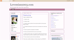 Desktop Screenshot of lovemian1003.blogspot.com