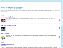 Tablet Screenshot of how-to-make-biodiesel-today.blogspot.com