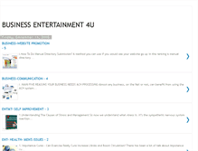 Tablet Screenshot of businessentertainment4u.blogspot.com