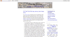 Desktop Screenshot of civilwarsources.blogspot.com