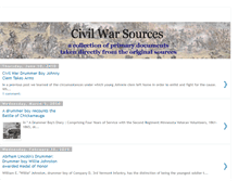 Tablet Screenshot of civilwarsources.blogspot.com