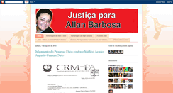 Desktop Screenshot of justicaallanbarbosa.blogspot.com