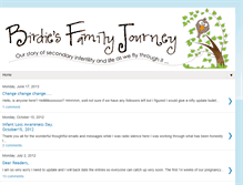 Tablet Screenshot of birdiesfamilyjourney.blogspot.com