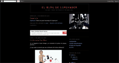 Desktop Screenshot of elblogdelordvader.blogspot.com