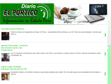 Tablet Screenshot of diarioelporticosecciones.blogspot.com