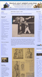 Mobile Screenshot of mapleleafwrestling.blogspot.com