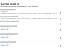 Tablet Screenshot of business-valuation.blogspot.com
